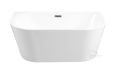 Vorwand-Badewanne Acryl freistehende Badewanne Vica 150x80 cm Ab- und Überlauf Click Clack (id: 1109)