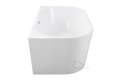 Vorwand-Badewanne Acryl freistehende Badewanne Vica 150x80 cm Ab- und Überlauf Click Clack (id: 1109)