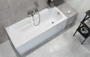 Badewanne Rechteck Acryl 140x70 cm Lana