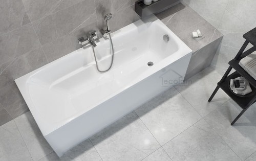 Badewanne Rechteck Acryl 160x70 cm Lana (id: 1126)