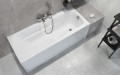 Badewanne Rechteck Acryl 170x70 cm Lana (id: 1127)