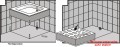 Montageweise Duschwanne Viereck 70x70 x 17 cm Grando Plus