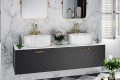 Aufsatzwaschbecken Uniqa 46 cm Waschschale weiß oval (id: 1146)