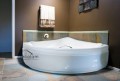 Badewanne Eckwanne Ewa 134 x 134 cm optional: Handgriff