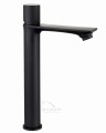 hohe Waschtischarmatur Wasserhahn Armatur Badarmatur Sovo schwarz Design modern black hoch (id: 1161)