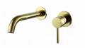 2-Loch Waschtischarmatur Unterputz Peso Einhandmischer gold (id: 1168)