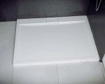 Duschwanne Rechteck mit Abdeckplatte 140 x 90 x 4,5 cm Axim flach