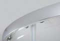 Duschkabine KP4 Fris Dusche Viertelkreis Milchglas 80 x 80 x 190 cm Schiebetür gemustert