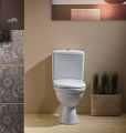 WC Set Toilette Merida Bodenstehend Tiefspüler Spülkasten Sitz
