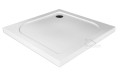 flache Duschwanne Duschtasse Viereck 90 x 90 x 3 x 5 cm Tiko Siphon Click Clack