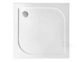 flache Duschwanne Duschtasse Viereck 90 x 90 x 3 x 5 cm Tiko Siphon Click Clack