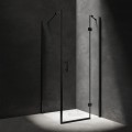 Duschkabine Duschabtrennung Manhattan schwarz 90x90x195 cm black (id: 1243)