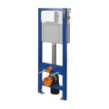 SET hänge Toilette weiß Wand WC Tiefspül + Vorwandelement Cersanit Brava RIMLESS Clean on spüllrandlos + WC-Sitz Slim Soft Close