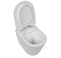 SET hänge Toilette weiß Wand WC Tiefspül Galve RIMLESS Clean on spüllrandlos + WC-Sitz Slim Soft Close