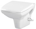 WC-Wand Toilette Carina hängend wandhängend Spülrandlos CLEAN ON Tiefspüler Wc-Sitz