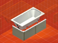 Badewanne Rechteck Optima 140x70 cm (id: 1332)