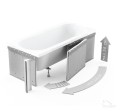 Badewanne Rechteck Optima 170x70 cm (id: 1335)