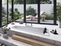 Badewanne Eckbadewanne Intima Duo Slim 180 x 125 cm rechts optional Kopfstütze