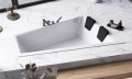 Badewanne Eckbadewanne Intima Duo Slim 180 x 125 cm rechts optional Kopfstütze