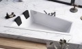 Badewanne Eckbadewanne Intima Duo Slim 170 x 125 cm links optional Kopfstütze