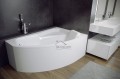 Badewanne Eckbadewanne Rima 140 x 90 cm rechts optional: Kopfstütze