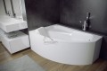 Badewanne Eckbadewanne Rima 150 x 95 cm links optional: Kopfstütze