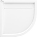 Duschwanne Viertelkreis 90 x 90 x 6,5 cm Camparo R55 cm Abdeckplatte