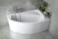 Badewanne Eckbadewanne Rima 170 x 110 cm rechts optional: Kopfstütze