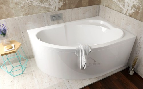 Badewanne Eckwanne Standard 130x85 cm rechts