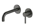 Waschtischarmatur 2-Loch Einhandmischer Wasserhahn Y Graphit Unterputz (id: 1346)