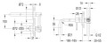 Waschtischarmatur 2-Loch Einhandmischer Wasserhahn Y Graphit Unterputz (id: 1346)