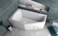 Badewanne Eckbadewanne Raumsparwanne Selena 150 x 90 cm links