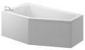 Badewanne Eckbadewanne Raumsparwanne Selena 150 x 90 cm links