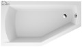 Badewanne Eckbadewanne Raumsparwanne Selena 150 x 90 cm links