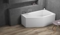 Badewanne Eckbadewanne Raumsparwanne Selena 150 x 90 cm rechts