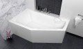 Badewanne Eckbadewanne Raumsparwanne Selena 150 x 90 cm links