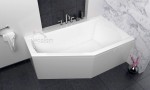 Badewanne Eckbadewanne Raumsparwanne Selena 150 x 90 cm rechts