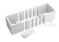 Badewanne Rechteck Einbauwanne Classic Slim 120x70 cm Acryl optional Styroporverkleidung Wannenträger (id: 1356)