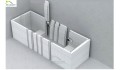 Badewanne Rechteck Einbauwanne Classic Slim 170x70 cm Acryl optional Styroporverkleidung Wannenträger (id: 1361)