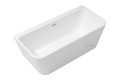 Freistehende Badewanne Vorwand-Badewanne Varya 170x80 cm Acryl Click-Clack optionale Farben (id: 1377)