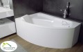 Eckbadewanne Rima 160 x 100 cm links