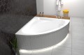 Badewanne Eckbadewanne 148x148 cm Luksja optional: LED-Verkleidung (id: 1400)