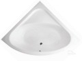 Badewanne Eckbadewanne 148x148 cm Luksja optional: LED-Verkleidung (id: 1400)