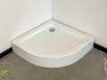 Duschwanne Viertelkreis 80x80 x 16 cm R55 Alex