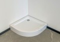 Duschwanne Viertelkreis 90x90 x 16 cm R55 Alex