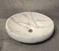 Aufsatzwaschbecken 48x34 cm Waschschale Lava Linda Steinmuster matt (id: 1432)