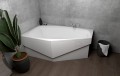 Badewanne Eckbadewanne Marika 140 x 80 cm links