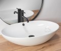 Aufsatzwaschbecken 63x41 cm Olga Waschschale weiß Keramik (id: 1456)