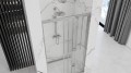 Nischentür Duschtür 100x190 cm Alex Duschkabine chrom (id: 1469)