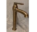 Waschtischarmatur für Waschschale Aufsatzbecken Armatur hoch Retro Art Deco Antik Bronze Click Clack GRATIS